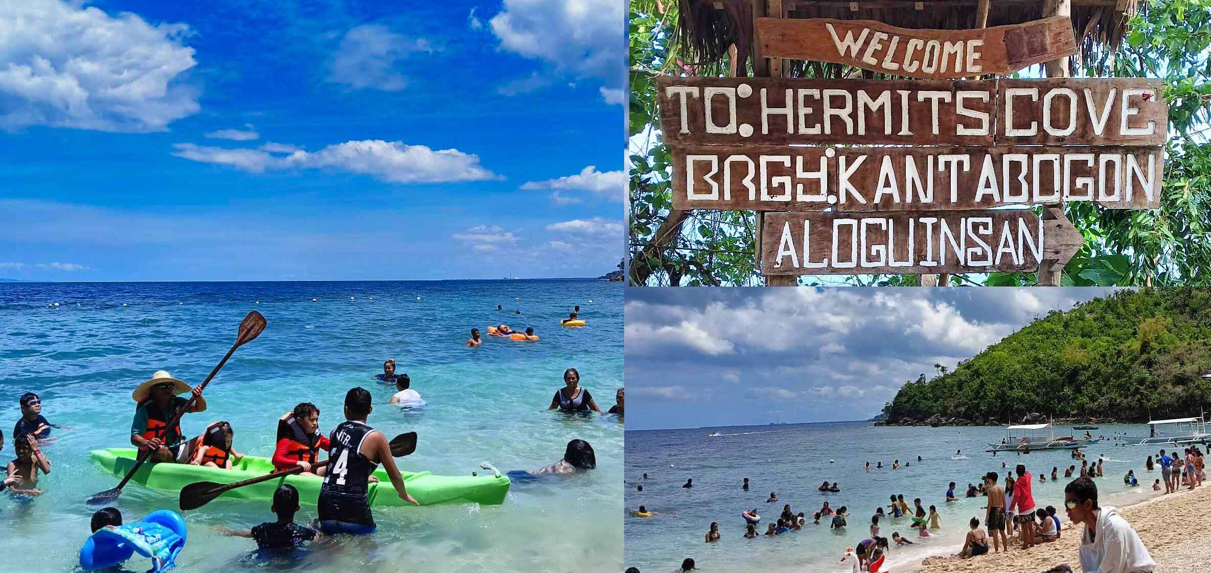 Hermits cove beach cebu